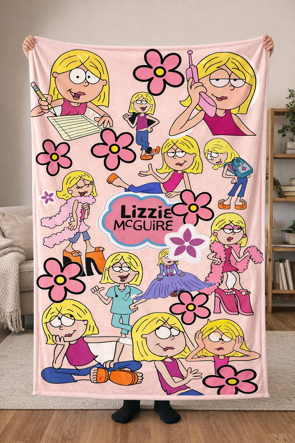 The Real Lizzy Throw Blanket